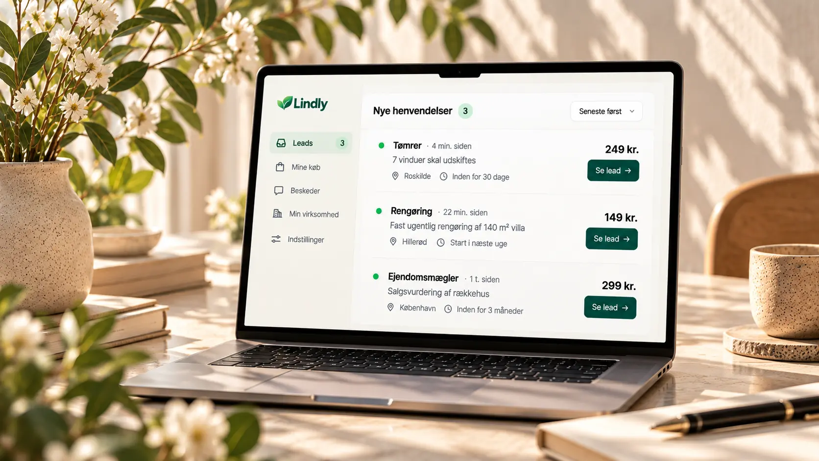 Lindly partnerplatform med nye kundehenvendelser